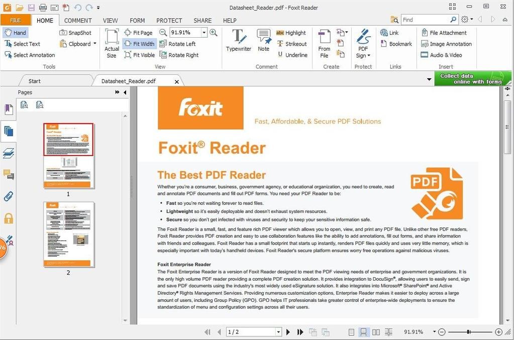 foxit reader edit pdf download